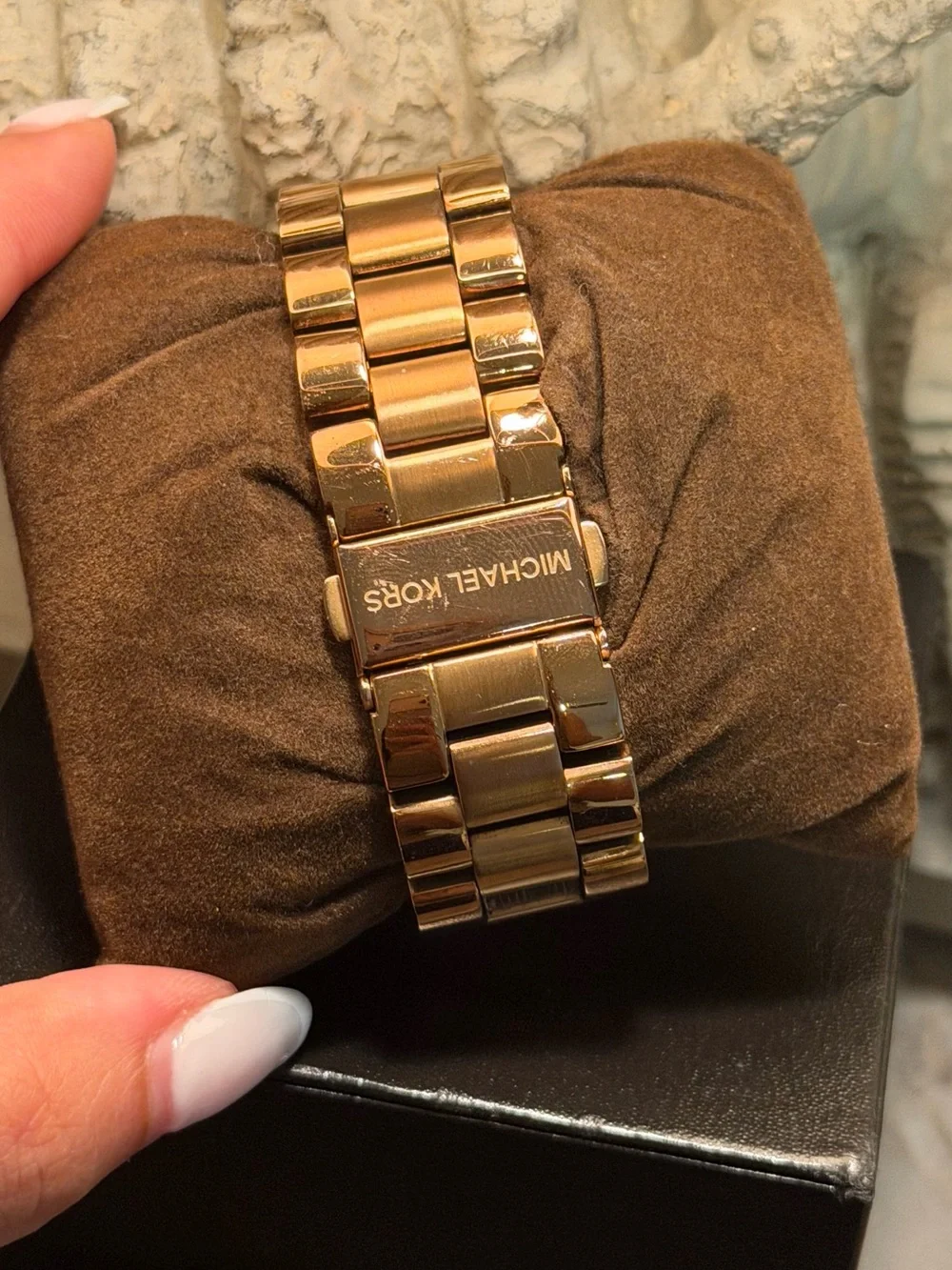 Michael Kors Gold-Tone Men's Link Bracelet Watch Band